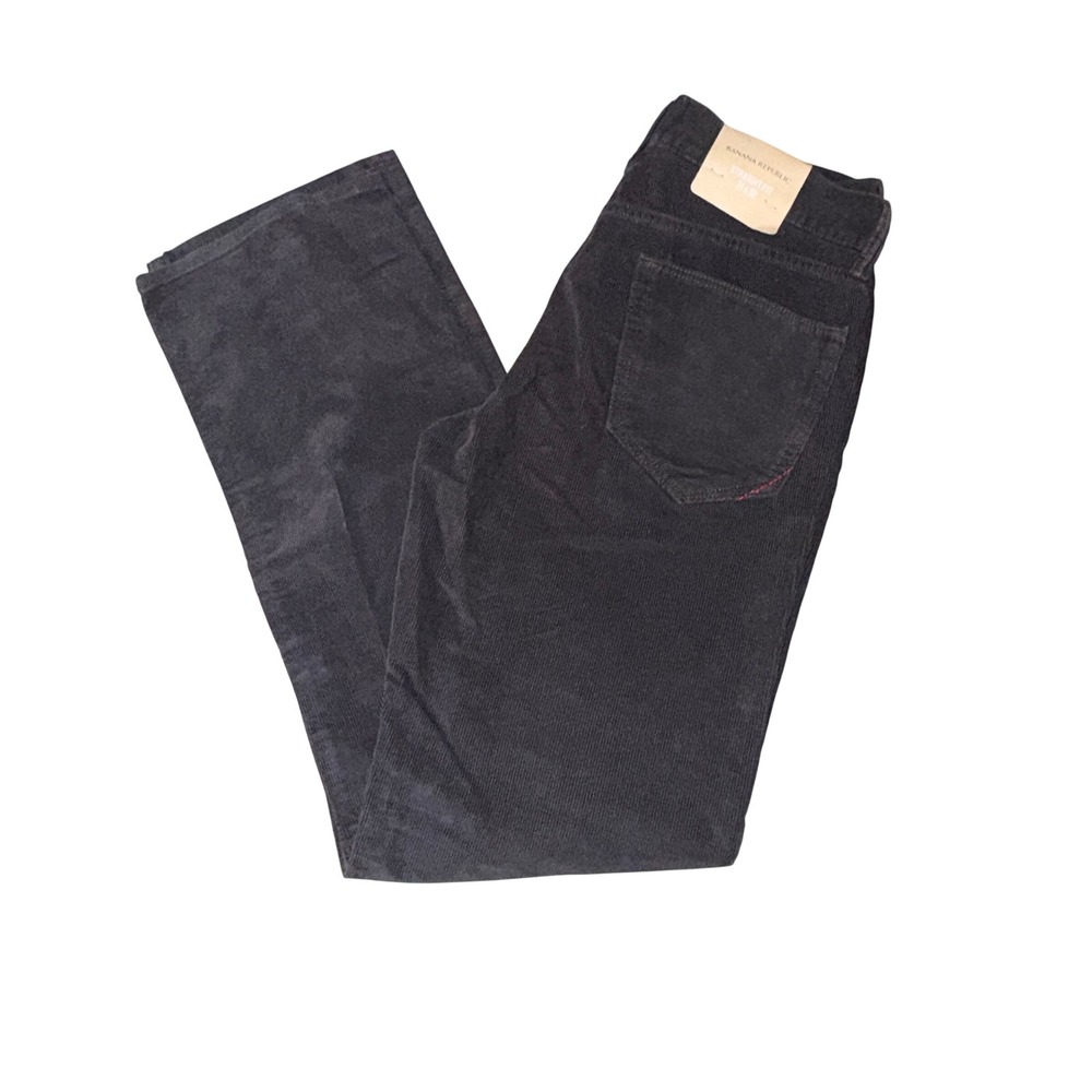 Banana Republic Corduroy Pants 31x32 Marble Gray Straight Fit New with tags